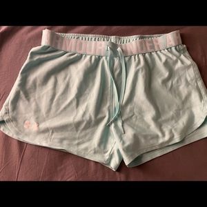 Mint Green Under Armour Play Up Shorts